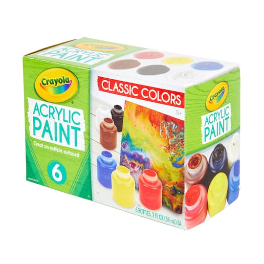 Crayola Acrylic Paint 6ct Michaels